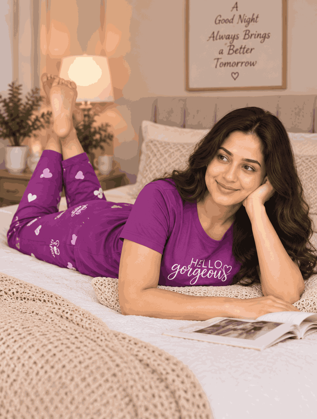 Pure Cotton Nightsuit Set for Women